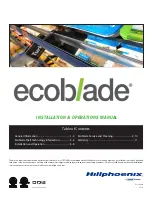 Dover Hillphoenix ecoblade General Information Manual preview