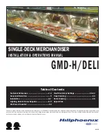 Preview for 1 page of Dover Hillphoenix GMD-H/DELI Installation & Operation Manual