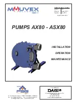 Preview for 1 page of Dover MOUVEX ASX80 Instructions Manual