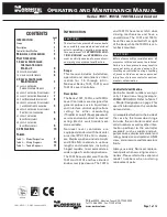 Dover NORRISEAL 1001 Series Operating And Maintenance Manual preview