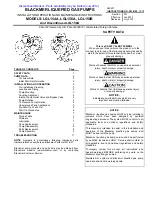 Preview for 1 page of Dover PSG Blackmer LGL154A Installation, Operation And Maintenance Instructions