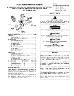 Предварительный просмотр 1 страницы Dover PSG BLACKMER MLN4B Installation, Operation And Maintenance Instructions