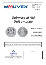 Dover PSG MOUVEX SUBMERGED AM UNIT ON PLATE Installation Operation & Maintenance предпросмотр