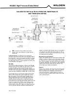 Предварительный просмотр 11 страницы Dover PSG WILDEN HS430S Manual
