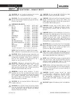 Предварительный просмотр 3 страницы Dover PSG Wilden PS1520 Engineering, Operation & Maintenance