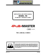 Предварительный просмотр 1 страницы Dover Pull MASTER R5-12-70-1F Instructions And Parts Manual