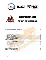 Dover TWG Tulsa RUFNEK 80 Service Manual preview