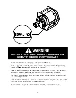 Предварительный просмотр 2 страницы Dover TWG TULSA WINCH 506W Service Manual