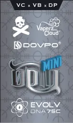 Dovpo Vaperz Cloud Odin Mini Evolv DNA 75C Manual preview