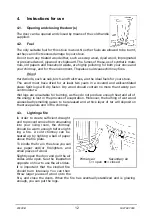 Preview for 12 page of Dovre 2000CBBS Installation Instructions & Operating Manual