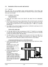 Preview for 22 page of Dovre 250DV Installation Instructions And Operating Manual