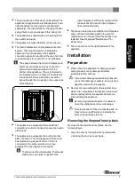 Preview for 33 page of Dovre 2576CBSC Installation Instructions And Operating Manual