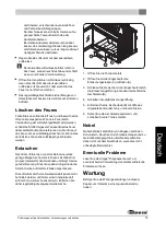 Preview for 93 page of Dovre 2576CBSC Installation Instructions And Operating Manual