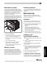 Preview for 119 page of Dovre 2576CBSC Installation Instructions And Operating Manual