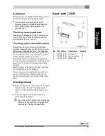 Предварительный просмотр 13 страницы Dovre 325CB Installation Instructions And Operating Manual