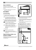 Preview for 8 page of Dovre 350CB Installation Instructions And Operating Manual