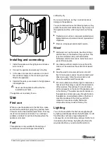 Preview for 39 page of Dovre 350CB Installation Instructions And Operating Manual