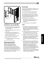 Preview for 95 page of Dovre 350CB Installation Instructions And Operating Manual