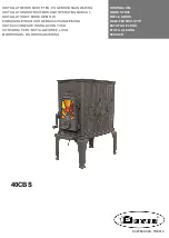 Dovre 40CBS Installation Instructions And Operating Manual предпросмотр