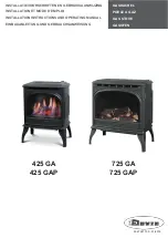 Preview for 1 page of Dovre 425 GA Installation Instructions And Operating Manual