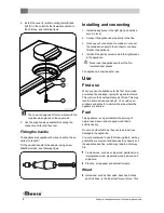 Preview for 8 page of Dovre 640 CB Installation Instructions And Operating Manual