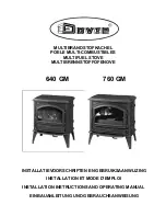 Dovre 640 GM Installation Instructions And Operating Manual preview