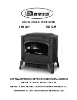 Preview for 1 page of Dovre 750 GH Installation Instructions And Operating Manual