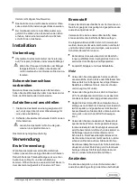 Preview for 81 page of Dovre SAGA 101 Installation Instructions And Operating Manual