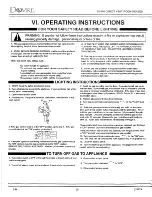 Preview for 20 page of Dovre Sapphire 50 DV450 Owner'S Manual