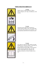 Preview for 8 page of Dowdeswell Speed-Harra Instruction Manual