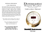 Downeaster Wind & Weather Medallion Series Instruction Manual preview