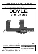 DOYLE 58880 Owner'S Manual & Safety Instructions предпросмотр