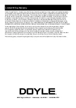 Preview for 8 page of DOYLE 58880 Owner'S Manual & Safety Instructions