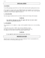 Preview for 10 page of Doyon 5000 Series Important Safety Instructions Manual