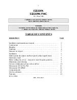 Preview for 1 page of Doyon E2330PA User Manual