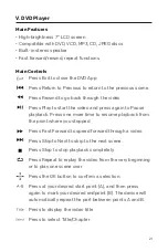 Preview for 21 page of DP Audio Video PBDV704DVDB User Manual