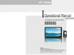 DP VIDEO DBD805 Operating Manual preview