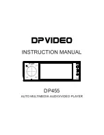 Preview for 1 page of DP VIDEO DP455 Instruction Manual