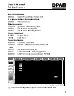 Предварительный просмотр 8 страницы DPA 4011 User Manual