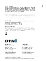 Preview for 4 page of DPA MPS6001 User Manual