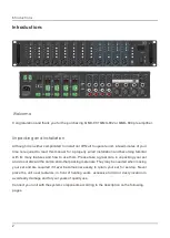 Preview for 4 page of DPA QMX-801 Operation Manual