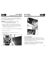 Предварительный просмотр 7 страницы DPA Type HMA4000 User Manual