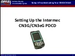 Предварительный просмотр 2 страницы DPAS Intermec CN3eG Set Up And Troubleshooting