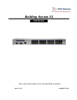 DPS Telecom Building Access 32 User Manual preview