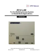 Preview for 1 page of DPS Telecom ECU LAN User Manual