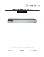 DPS Telecom NetGuardian E16 DX G2 User Manual предпросмотр