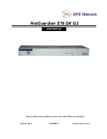 Preview for 1 page of DPS Telecom NetGuardian E16 DX G2 User Manual