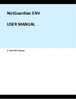 Preview for 1 page of DPS Telecom NetGuardian ENV User Manual