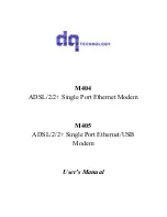 Preview for 1 page of DQ Technology M404 User Manual