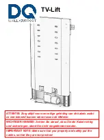 DQ TV-Lift Manual предпросмотр